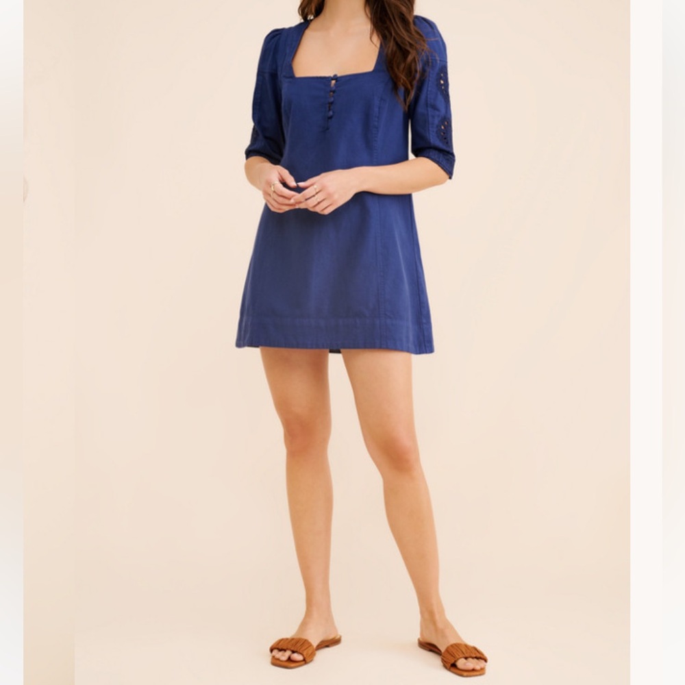 free people Bali Hazel Hearts Mini Dress